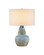 Catania One Light Table Lamp in Antique Blue Drip (142|60001054)