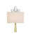 Trillium One Light Wall Sconce in Clear/Brass (142|59000061)