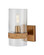 Sudeley One Light Wall Sconce in Clear/Satin Brass (142|50000294)