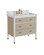 Aster Vanity with Rectangular Undermount Sink in Off-White/Fog/Natural/White/Polished Brass (142|38000018)