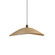 Oyster One Light Pendant in Maple (486|154634)