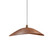 Oyster One Light Pendant in Imbuia (486|154606)