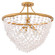 Myra LED Semi-Flush Mount in Distressed Brass (138|FR41591DA)