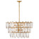 Amira LED Chandelier in Distressed Brass (138|FR32604DA)