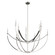 Sussex Nine Light Chandelier in Polished Nickel, Black (577|207888A)
