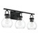 Mansfield Three Light Vanity in Matte Black (577|207636A)
