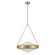 Agate Four Light Pendant in Champagne Gold, Clear Holophane (577|207427A)