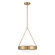 Agate Three Light Pendant in Champagne Gold, Opal (577|207424A)