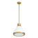 Doyle One Light Pendant in Natural Brass, Matte White (577|207397A)