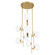 Julep LED Pendant in Brushed Gold (577|207379A)