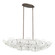 Avril Eight Light Chandelier in Forged Bronze (577|207309A)