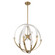 Abbey Six Light Chandelier in Brass (577|207273A)