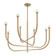 Dahlia Eight Light Chandelier in Brass (577|207257A)