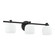 Valentina Three Light Vanity in Matte Black, Etched Opal (577|207011A)