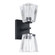 Valentin Two Light Vanity in Matte Black (577|206986A)