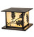 Hyde Park One Light Pier Mount in Craftsman Brown (57|295224)