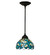 Nightfall Wisteria One Light Pendant in Solar Black (57|294641)