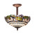 Handel Grapevine Three Light Semi-Flush Mount in Mahogany Bronze (57|293536)