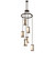 Cartier Six Light Chandelier in Bronze (57|292031)