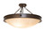 Dionne Three Light Semi-Flush Mount in Bronze (57|291451)