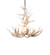 Antlers Eight Light Chandelier in Antique Copper (57|290057)