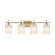 Four Light Bathroom Vanity in Natural Brass (446|M80085NB)