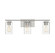 Mbath Three Light Bathroom Vanity Light in Brushed Nickel (446|M80038BN)