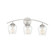 Mbath Three Light Bathroom Vanity Light in Brushed Nickel (446|M80032BN)