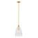 One Light Pendant in Natural Brass (446|M7051NB)