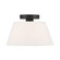 One Light Semi-Flush Mount in Matte Black (446|M60077MBK)