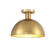 One Light Semi-Flush Mount in Natural Brass (446|M60071NB)