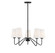 Five Light Chandelier in Matte Black (446|M10060MBK)