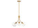 Mchan Three Light Chandelier in Natural Brass (446|M10057NB)