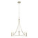 Four Light Chandelier in Brushed Nickel (446|M100141BN)
