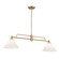 Two Light Chandelier in Natural Brass (446|M100136NB)
