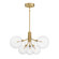 LED Chandelier in Natural Brass (446|M100135NB)