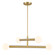 LED Chandelier in Natural Brass (446|M100133NB)