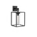 Avenue Outdoor One Light Wall Sconce in Black (192|AV10038BLK)