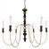 Karalea Six Light Chandelier in Black and Gold (374|H81226BG)