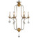 Galina Six Light Chandelier in Moonlit Silver Patina (374|H71256)