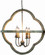 Bolonia Four Light Chandelier in Verdigris Patina (374|H51174W)