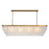 Venetian Lacefall 14 Light Linear Chandelier in Brushed Siena Gold (374|H26110L60)