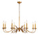 Solenza Eight Light Chandelier in Gold leaf (374|H2610540)