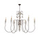 Valenza Six Light Chandelier in Ivory Limestone Patina (374|H2610458)