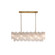 Flavia Nine Light Chandelier in Warm Brass (374|H24107L9)