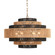 Zissel Six Light Chandelier in Matte black (374|H231026)