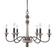 Annabella Six Light Chandelier in Stonewashed Greywood: (374|H211326)