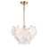 Jacobella Five Light Chandelier in Warm Brass (374|H211235BR)