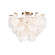 Jacobella Three Light Flushmount in Warm Brass (374|F211235BR)