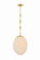 Nell One Light Pendant in Aged Brass (428|H1146701LAGB)